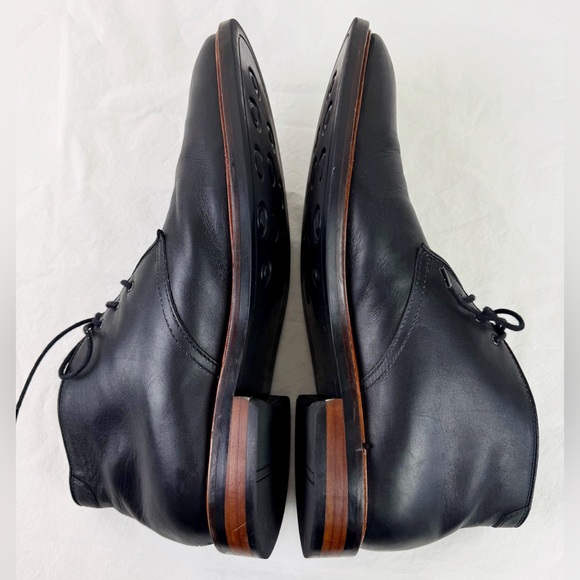 Gordon Rush Black Leather Chukka Boots main image 5